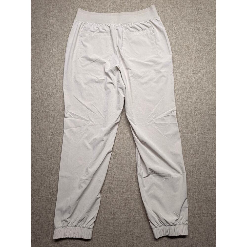 Athleta Women’s Size 6 Gray Pull On Ankle Pants Zip Hem Stretch Travel - Picture 6 of 7